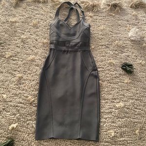 Celeb Boutique (House of CB) khaki bandage dress